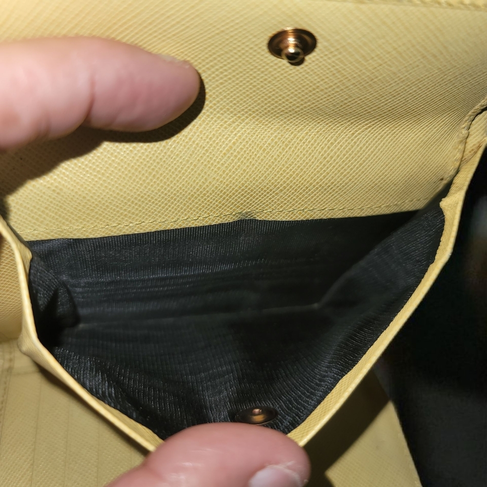 Prada Gold Chain Wallet EUC - Picture 9 of 13